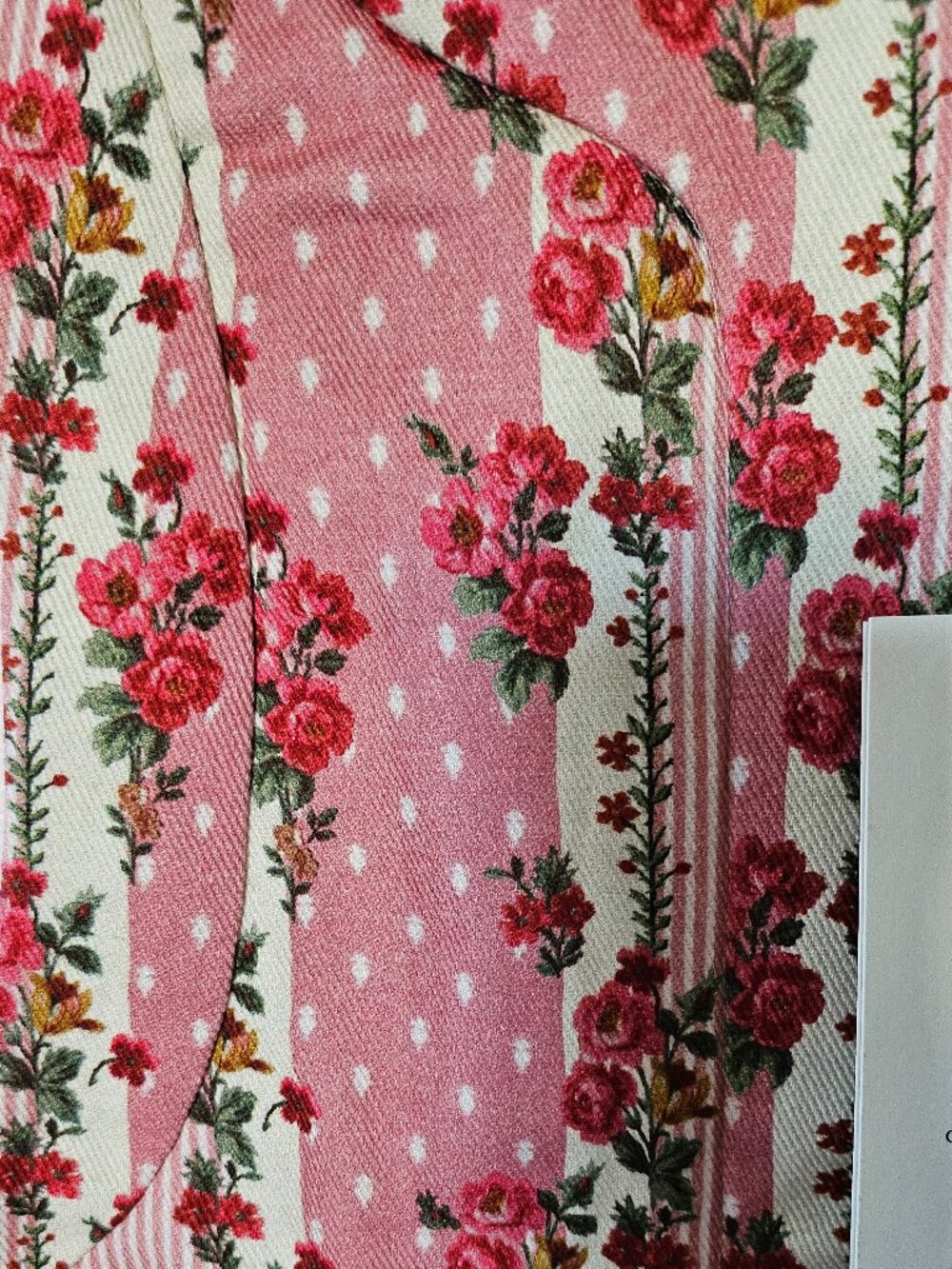 Sezane Jacket English flowers stripe - Picture 3 of 7